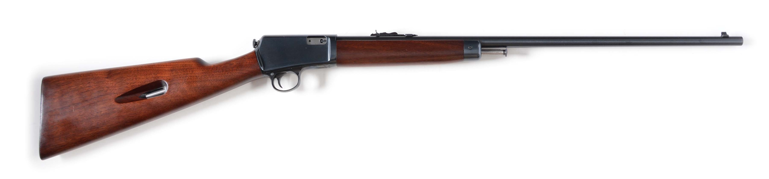 (C) RARE STRAIGHT STOCK AS NEW MINTY WINCHESTER MODEL 63 SEMI-AUTOMATIC RIFLE (1954).