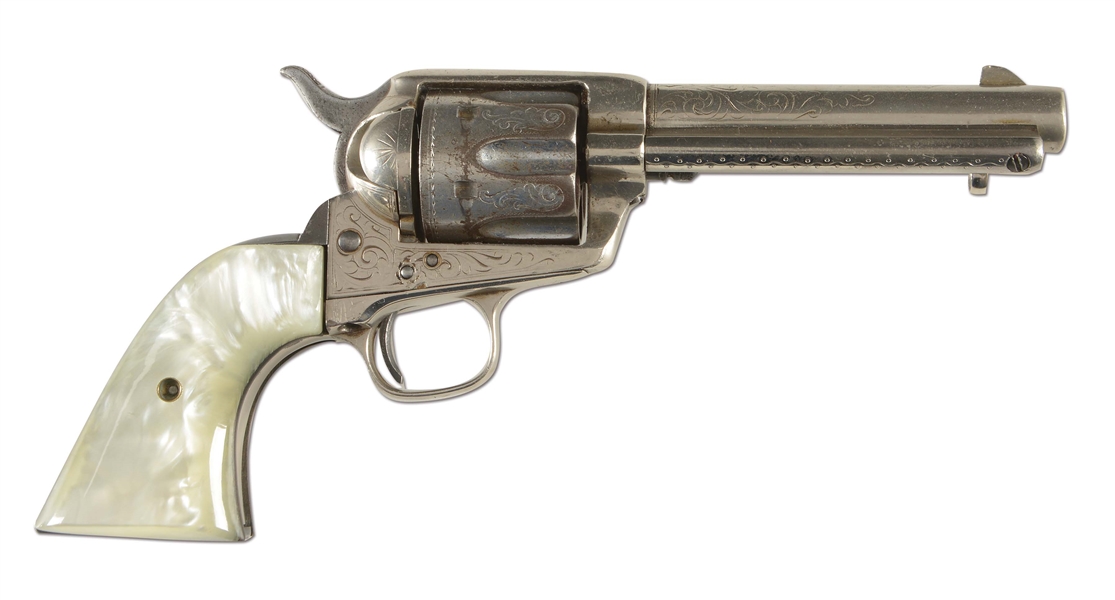 (A) EARLY B MOVIE ACTOR AL GREERS COLT SINGLE ACTION ARMY REVOLVER (1880).