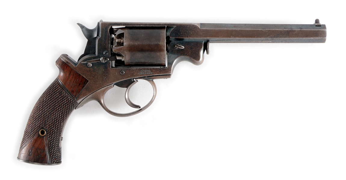 (A) US INSPECTED NAVY MODEL MASSACHUSETTS ARMS COMPANY ADAMS PATENT DOUBLE ACTION PERCUSSION REVOLVER.