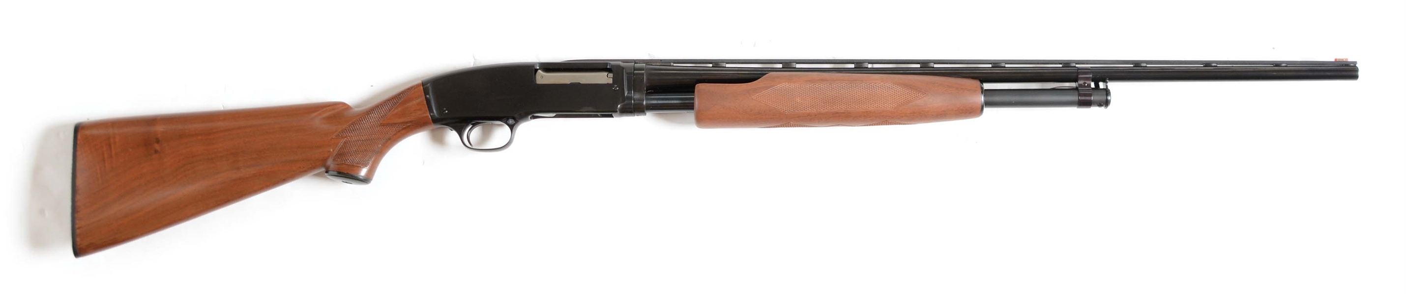 (C) WINCHESTER MODEL 42 SLIDE ACTION SHOTGUN IN .410 BORE WITH SIMMONS VENT RIB (1960).