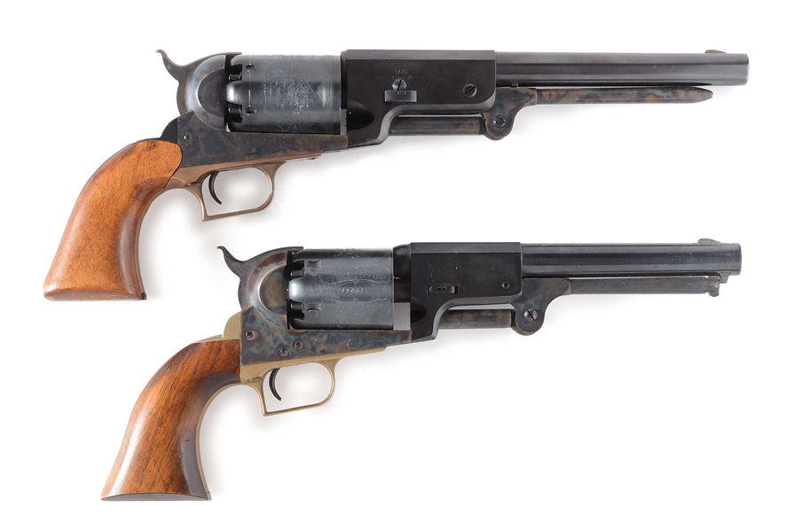 (A) LOT OF TWO: TWO COLT PERCUSSION REVOLVERS.