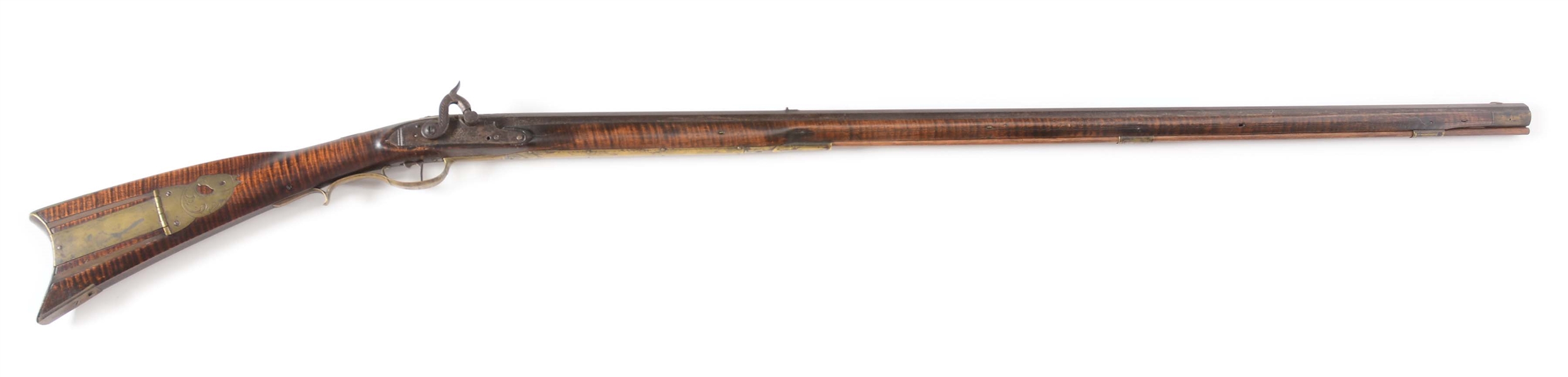 (A) HENRY ALBRIGHT PERCUSSION RIFLE.