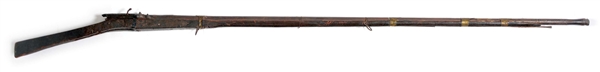 (A) COLLECTORS LOT OF FIVE: FIVE INDIAN MATCHLOCK MUSKETS, THE LONGEST WITH 64" BARREL.