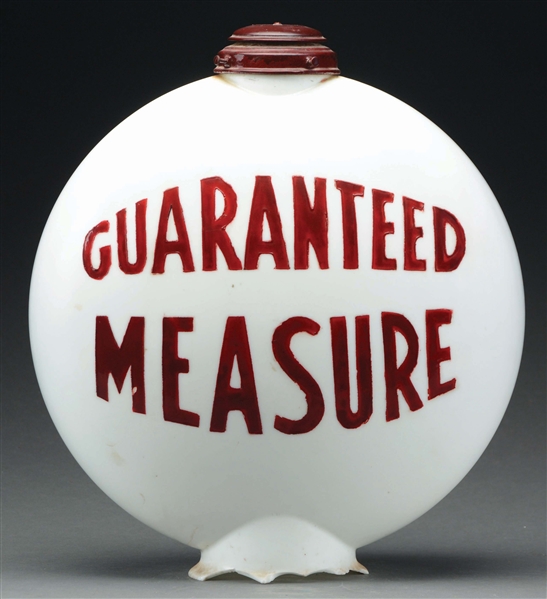 GUARANTEED MEASURE ONE PIECE ETCHED CHIMNEY CAP GLOBE.