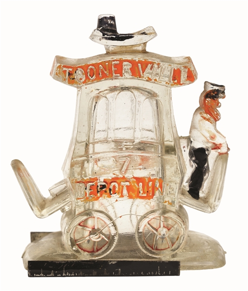 TOONERVILLE TROLLEY CANDY CONTAINER.