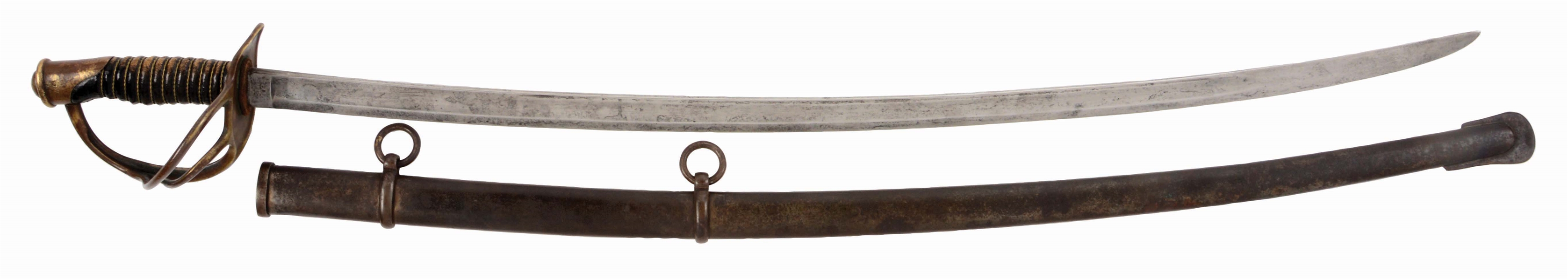 EARLY AMES 1859 MANUFACTURED U.S. MODEL 1860 CAVALRY SABER.