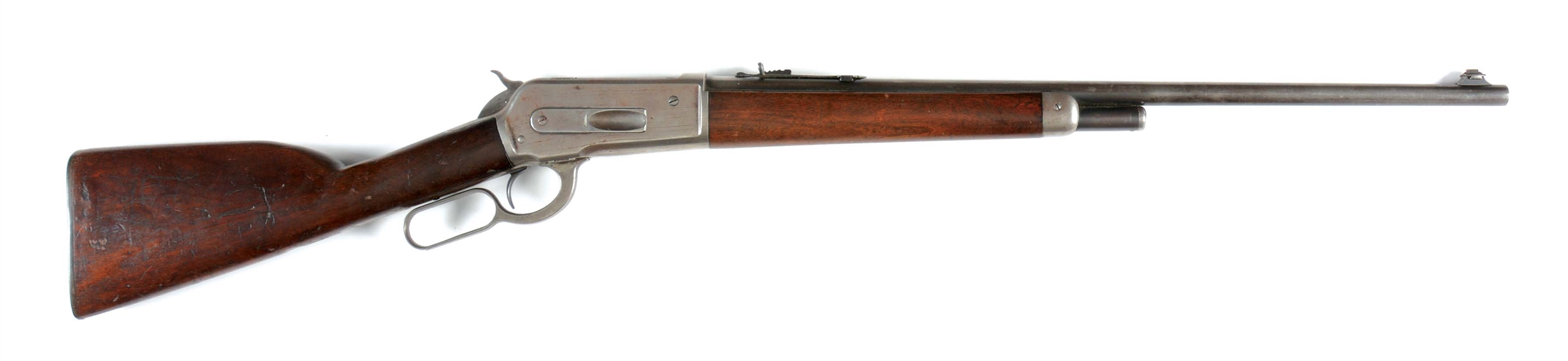 (C) WINCHESTER 86 LEVER ACTION RIFLE.