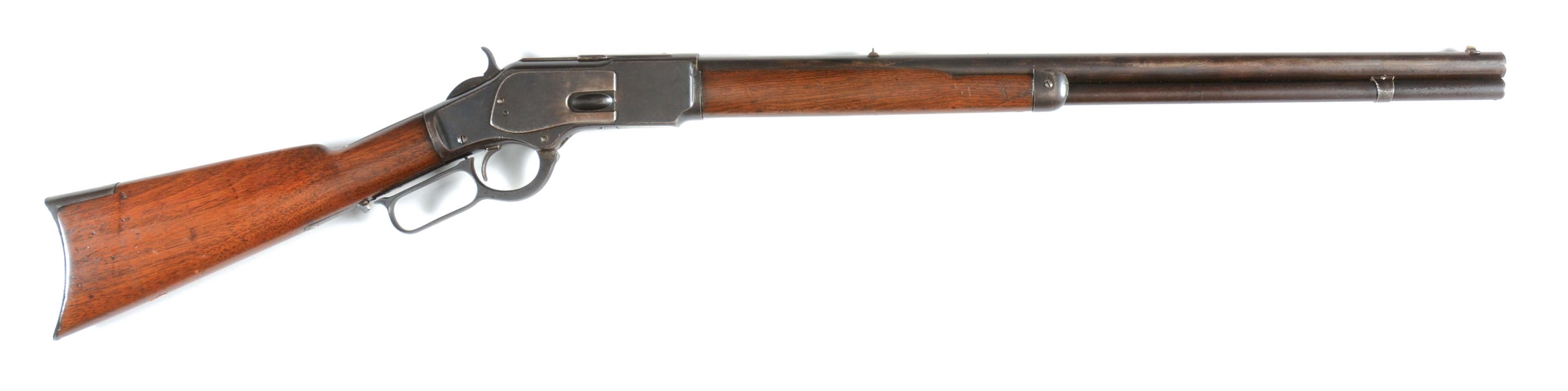(A) WINCHESTER 73 LEVER ACTION RIFLE.