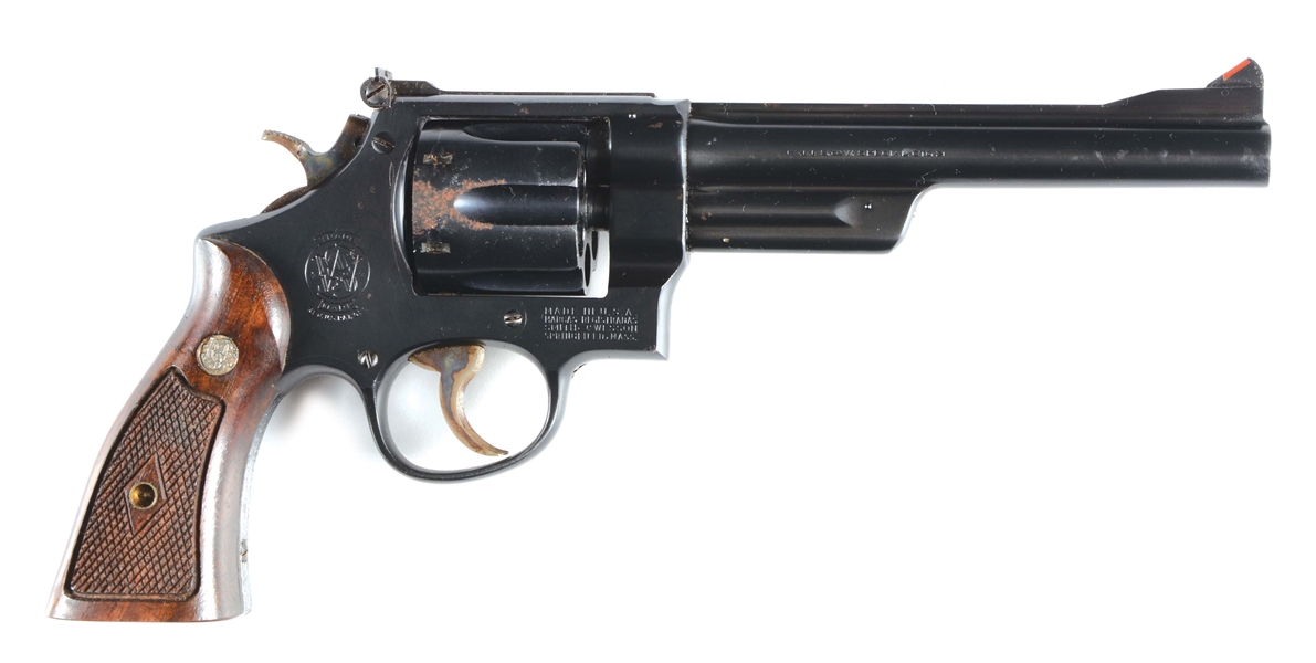 (C) SMITH & WESSON 1926 MODEL TARGET REVOLVER.