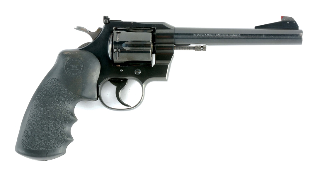 (C) COLT OFFICERS MODEL TARGET .38 SPECIAL DOUBLE ACTION REVOLVER.