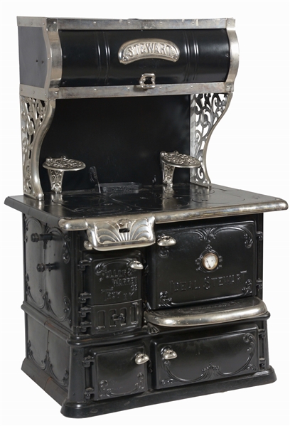 IDEAL STEWART D. CLEMENT STOVE AND OVEN COMBINATION.