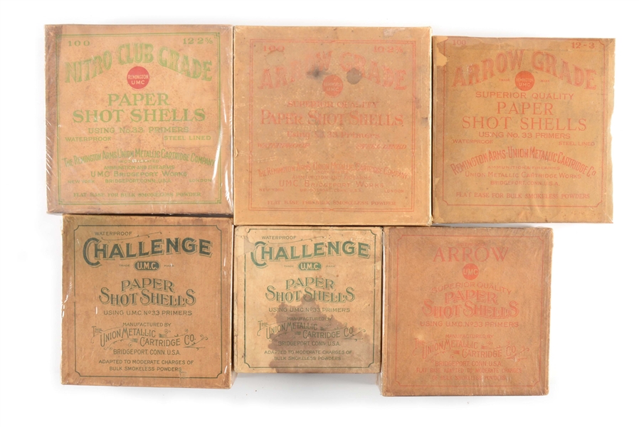 EXPANSIVE LOT OF 15: 15 BOXES OF SHOTGUN SHELLS FROM VARIOUS MAKERS.