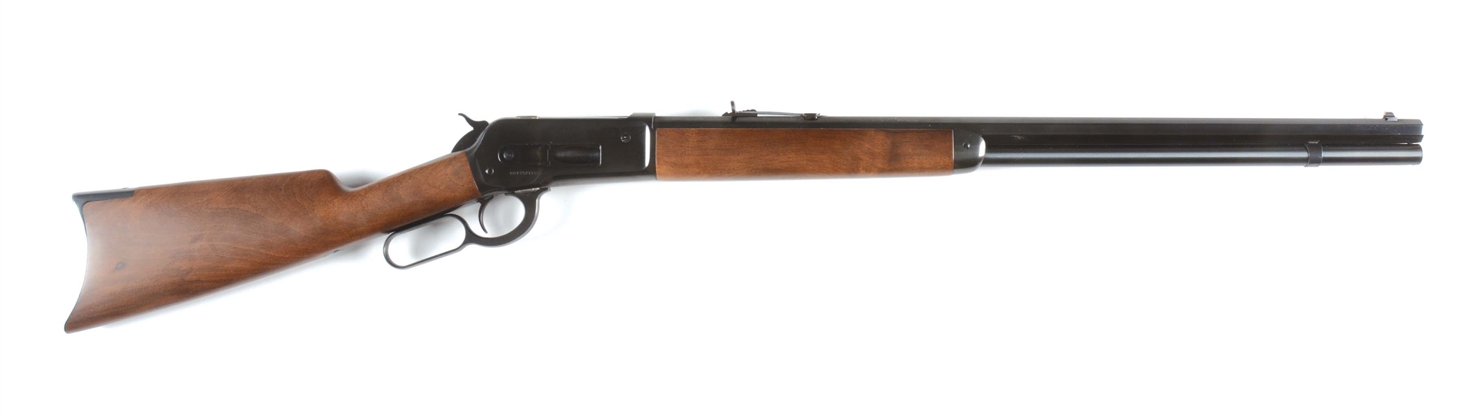 (M) AS NEW BROWNING MODEL 1886 LEVER ACTION RIFLE WITH BOX.