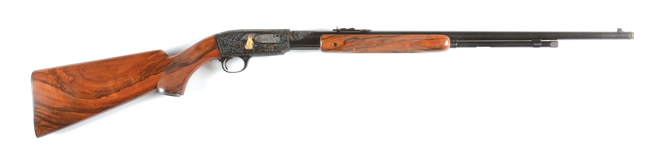 (C) WINCHESTER 61 SLIDE ACTION RIFLE (1956).
