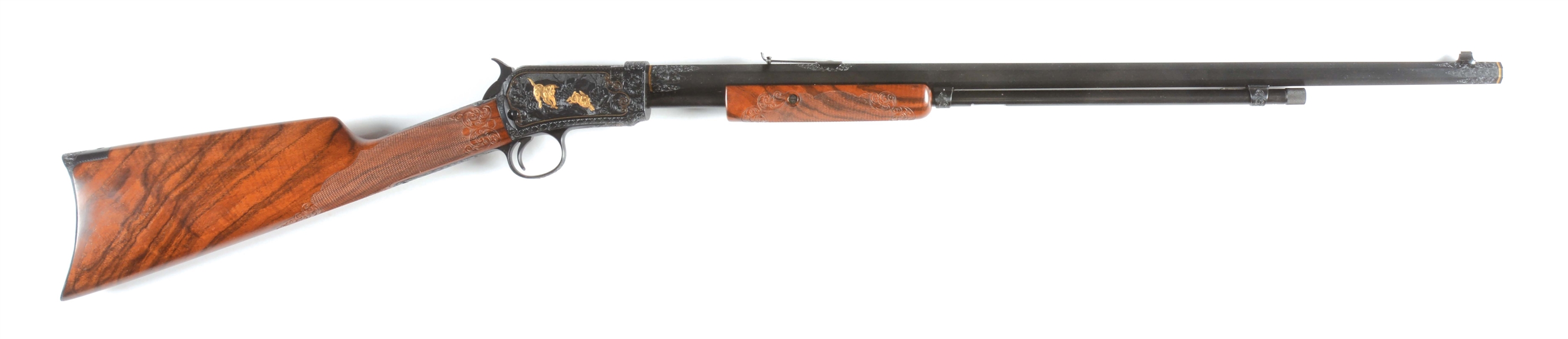 (C) WINCHESTER 1890 SLIDE ACTION RIFLE.