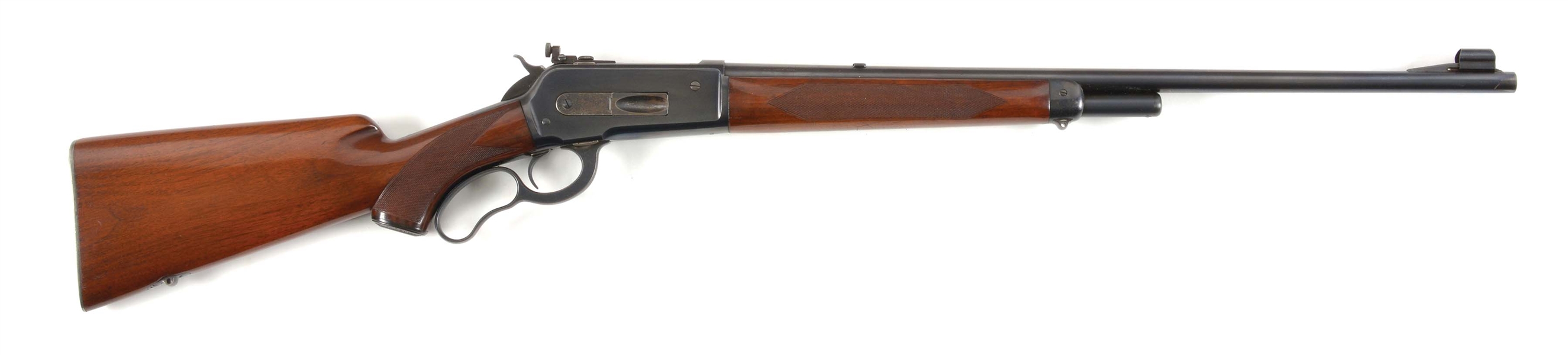 (C) HIGH CONDITION PRE-WAR WINCHESTER 71 DELUXE LEVER ACTION RIFLE.