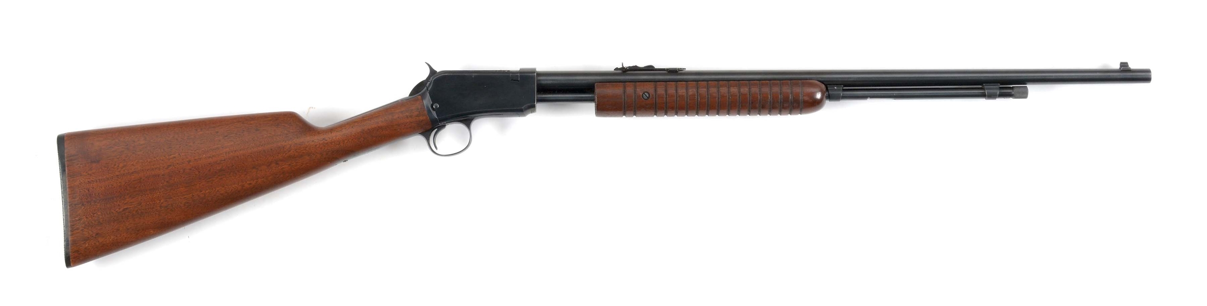 (C) WINCHESTER 62A SLIDE ACTION RIFLE.