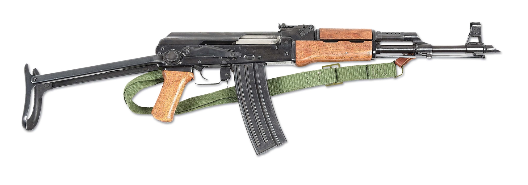 (N) VERY ATTRACTIVE CHINESE UNDER-FOLDING STOCK AKS-223 MACHINE GUN (FULLY TRANSFERABLE).