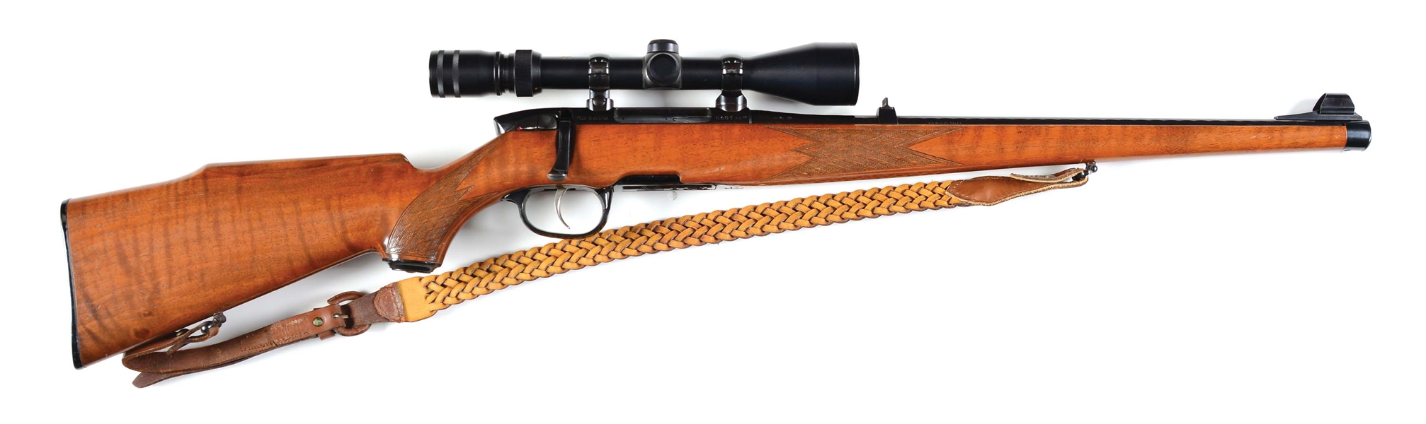 (M) STEYR L .243 BOLT ACTION RIFLE WITH SCOPE.
