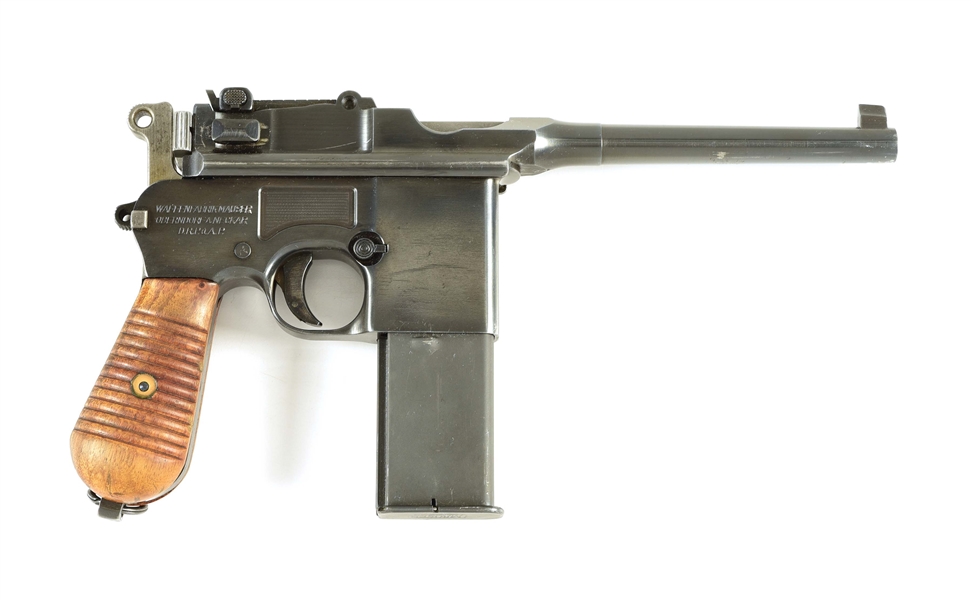 (N) FANTASTIC THIRD REICH MARKED MAUSER MODEL 1932 SCHNELLFEUER MACHINE GUN PISTOL (CURIO AND RELIC).