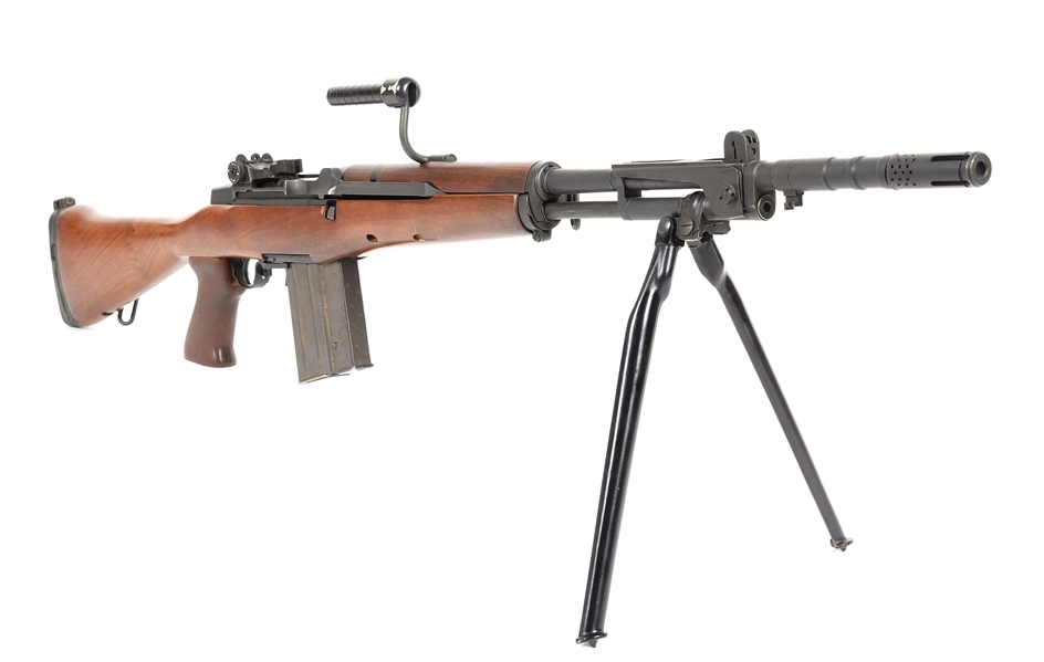 (N) BEAUTIFUL SPRINGFIELD ARMORY INC. REGISTERED BERETTA BM-59 (M-14) MACHINE GUN (FULLY TRANSFERABLE). 
