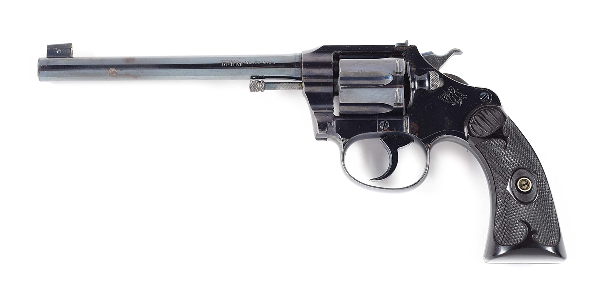 (C) COLT POLICE POSITIVE .22 WRF REVOLVER WITH HOLSTER.