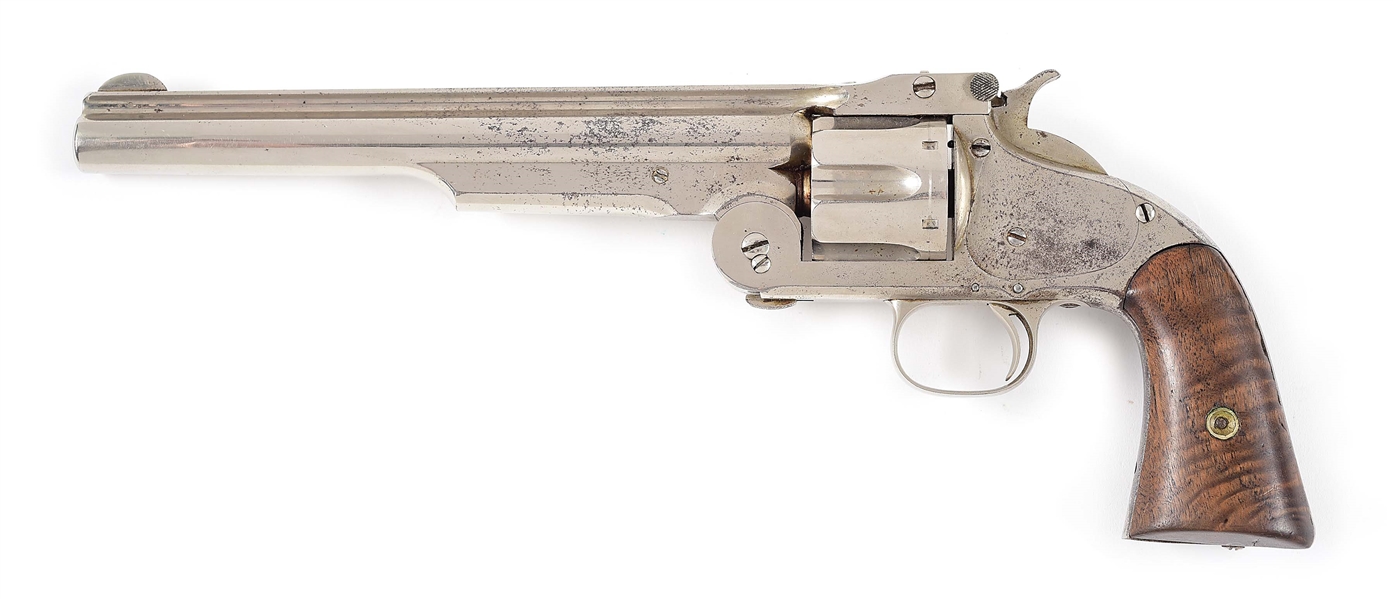 (A) SMITH & WESSON MODEL 3 2ND MODEL AMERICAN.