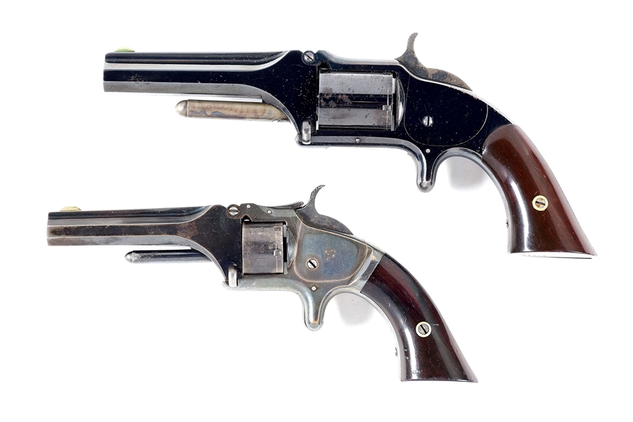 (A) LOT OF TWO: OUTSTANDING LOT OF SMITH & WESSON MODEL 1-1/2 AND MODEL 1 REVOLVERS IN EXTREMELY HIGH CONDITION.