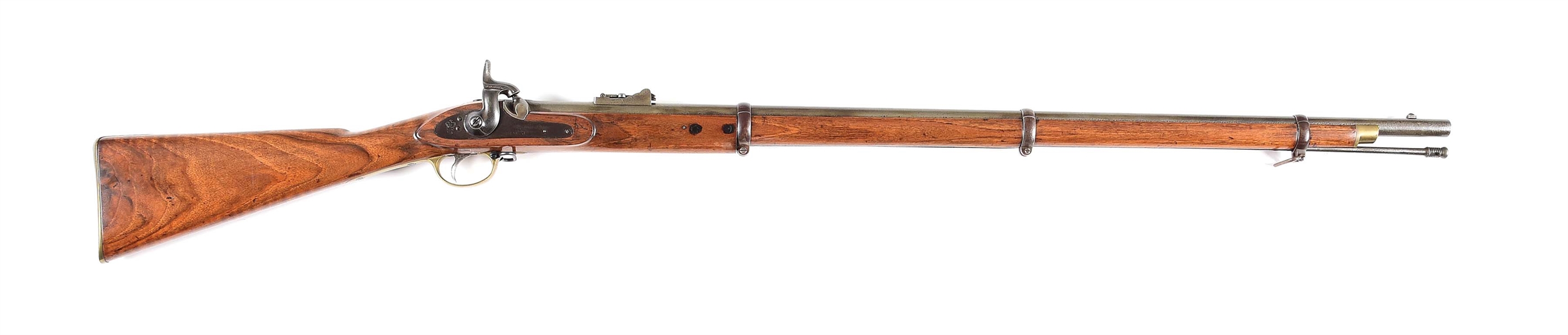 (A) ENFIELD MODEL 1853 TOWER PERCUSSION RIFLE.