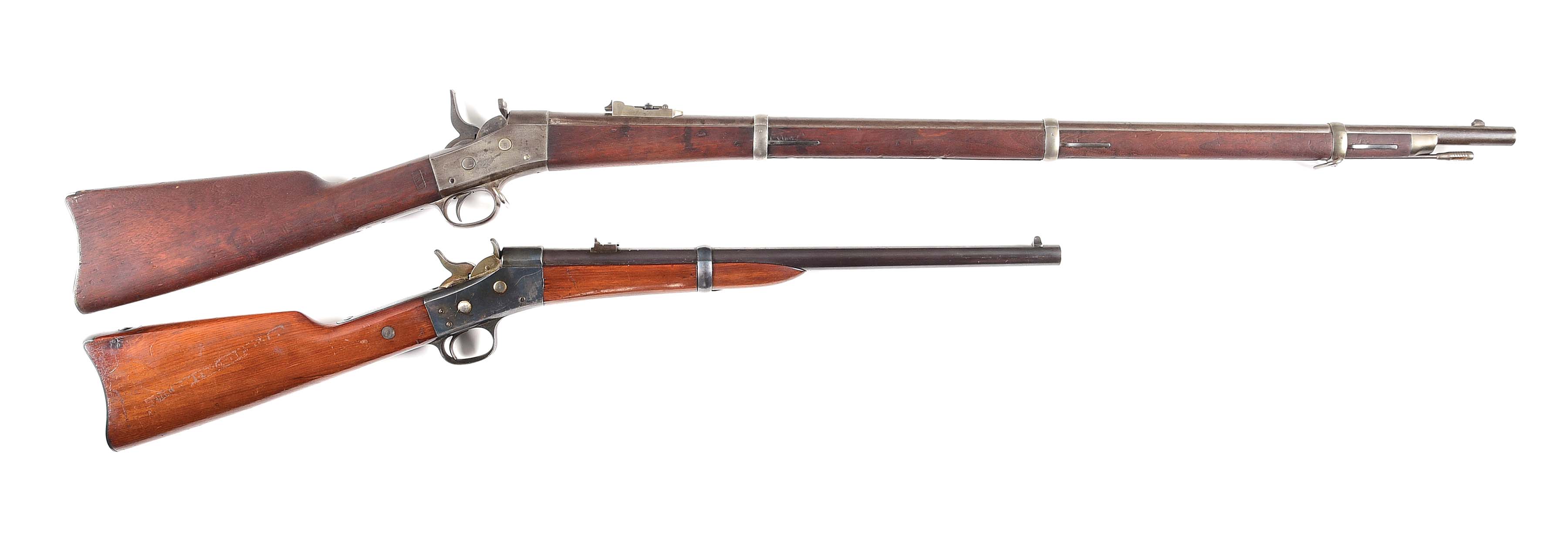 a-lot-of-2-new-york-state-national-guard-remington-rolling-block-rifle-and-re-auctions