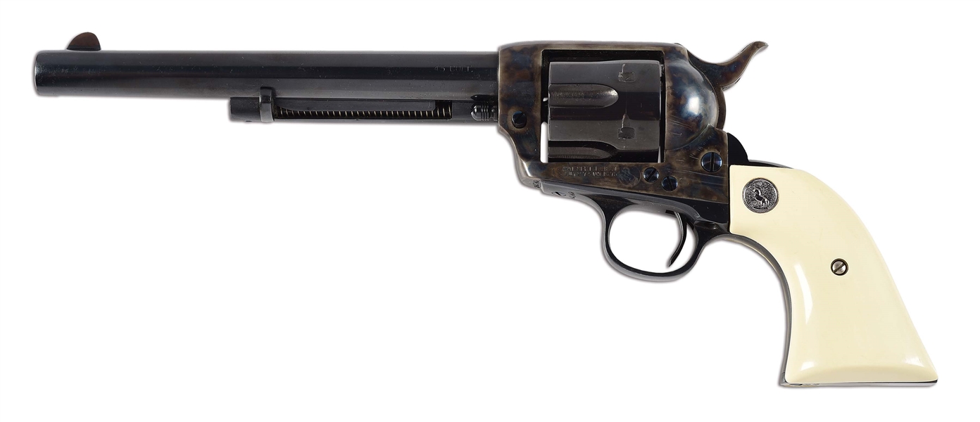 (C) COLT .45 LC SINGLE ACTION ARMY REVOLVER.