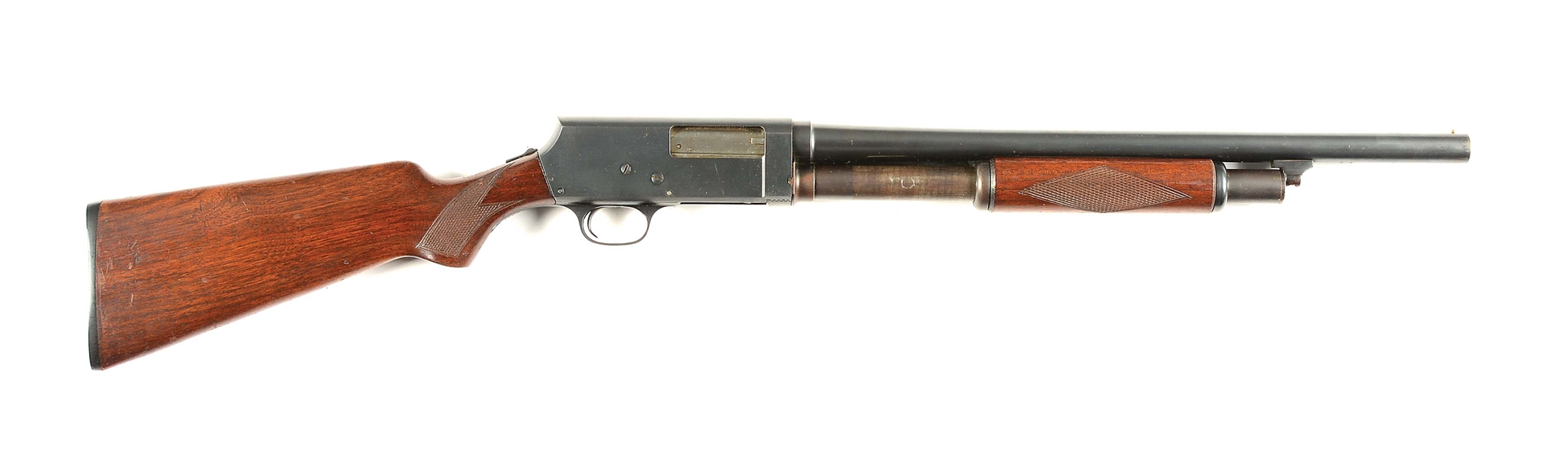 (C) MARTIALLY MARKED STEVENS 520-30 "RIOT GUN".