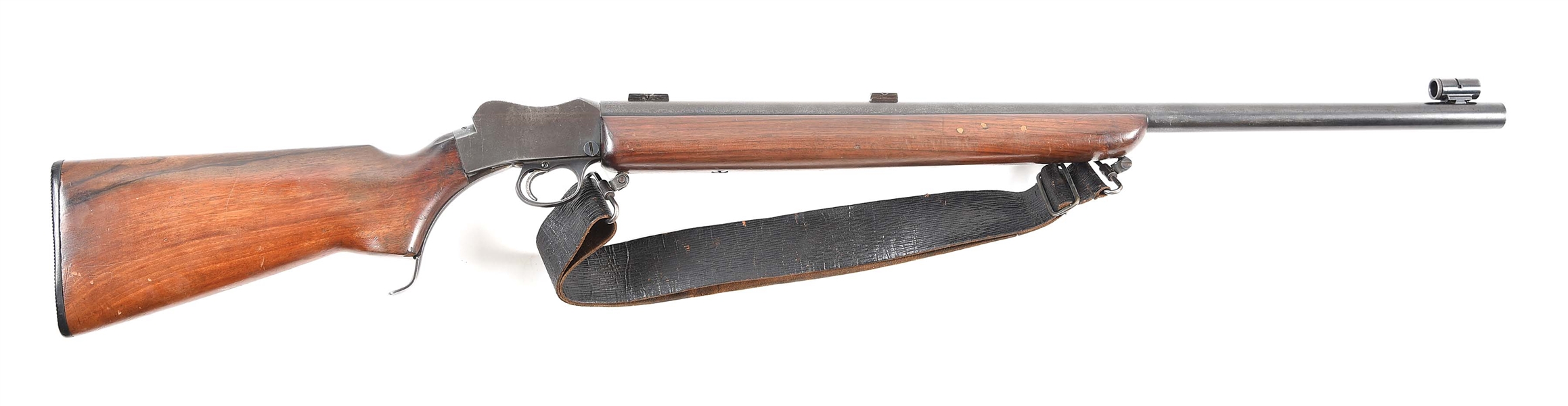 (A) BIRMINGHAM SMALL ARMS UNDER LEVER RIFLE.