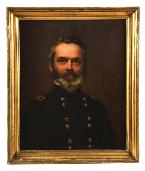 JAMES REEVE STUART (AMERICAN, 1834 - 1915) PORTRAIT OF GENERAL GEORGE HENRY THOMAS (1816 - 1870).