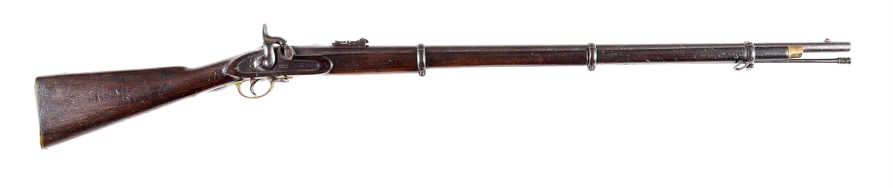 (A) RARE CONFEDERATE IMPORTED AND NUMBERED P-53 ENFIELD MUSKET BY BOND.