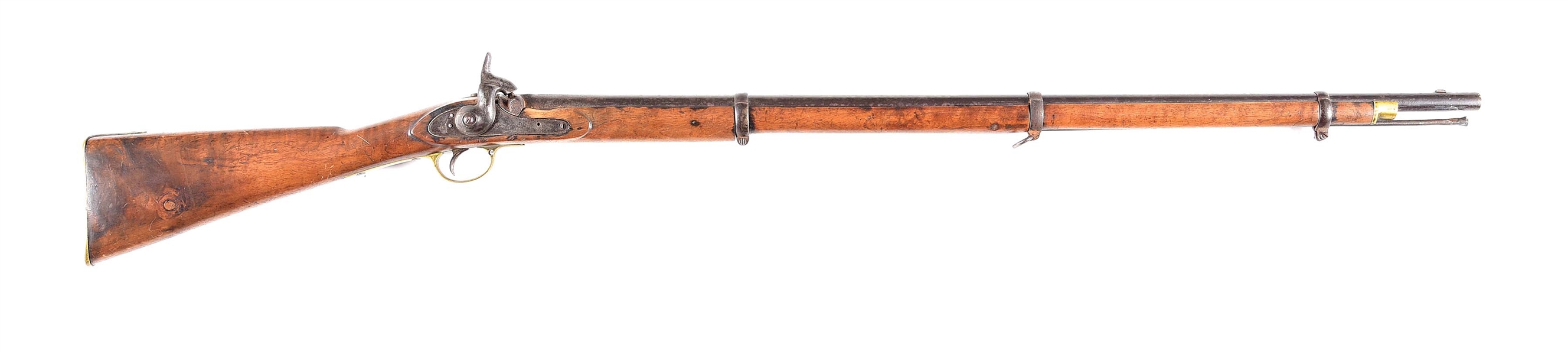 (A) MOORE AMERICAN MADE ENFIELD PERCUSSION RIFLE.