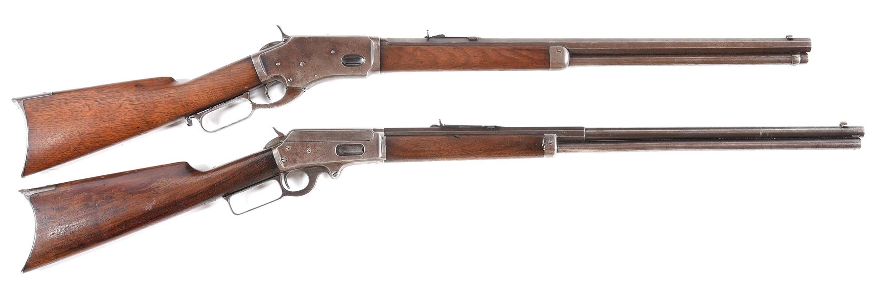 (A) LOT OF 2: WHITNEY KENNEDY AND MARLIN LEVER ACTION RIFLES.