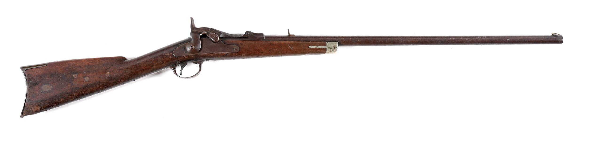 (A) CLASSIC ROCKY MOUNTAIN TRAPDOOR SPORTING RIFLE.
