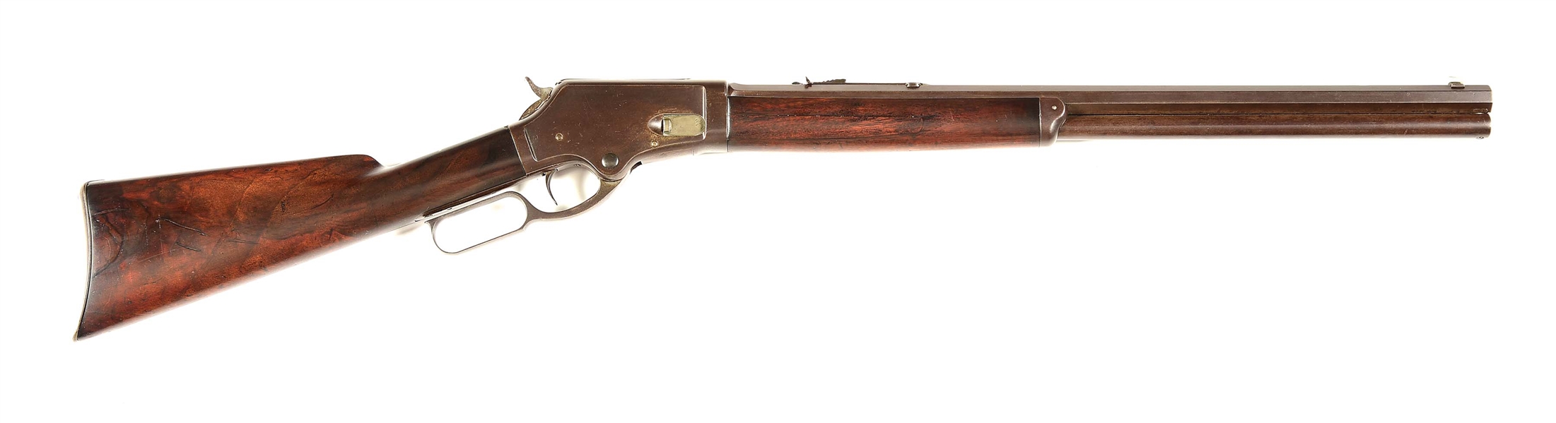 (A) MARLIN 1881 "SMOOTHBORE" LEVER-ACTION RIFLE.