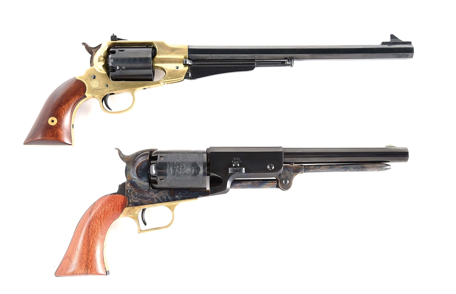 (A) LOT OF 2: PIETTA PERCUSSION REVOLVERS IMPORTED BY CONNECTICUT VALLEY FIREARMS