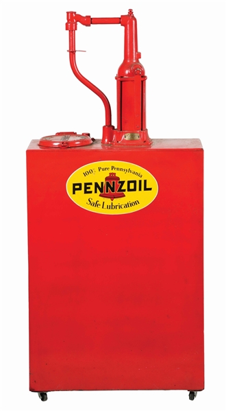 PENNZOIL MOTOR OIL SERVICE STATION LUBSTER PUMP.