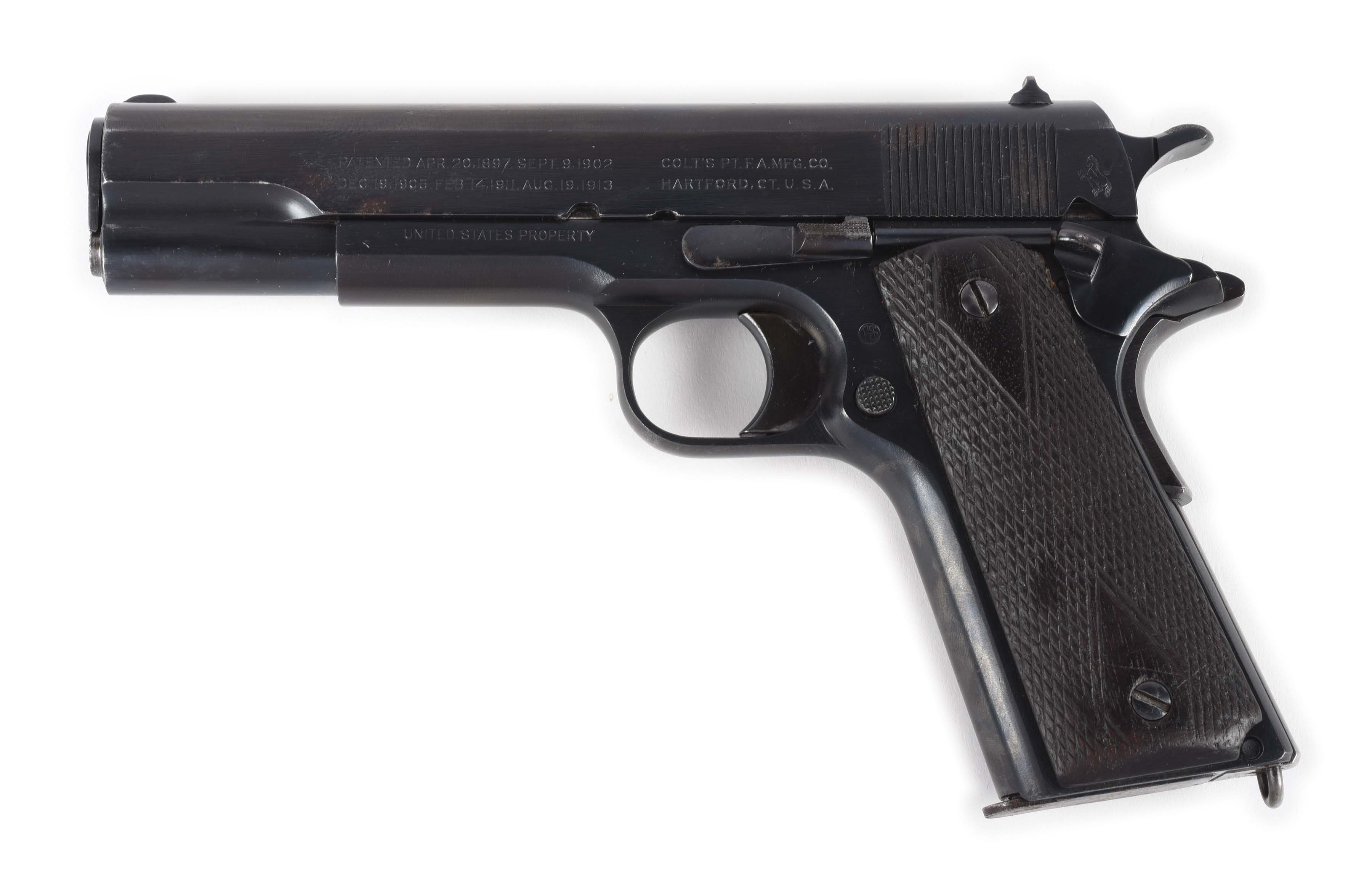 C Colt Model 1911 Semi Automatic Pistol 1917 Auctions And Price Archive 2970