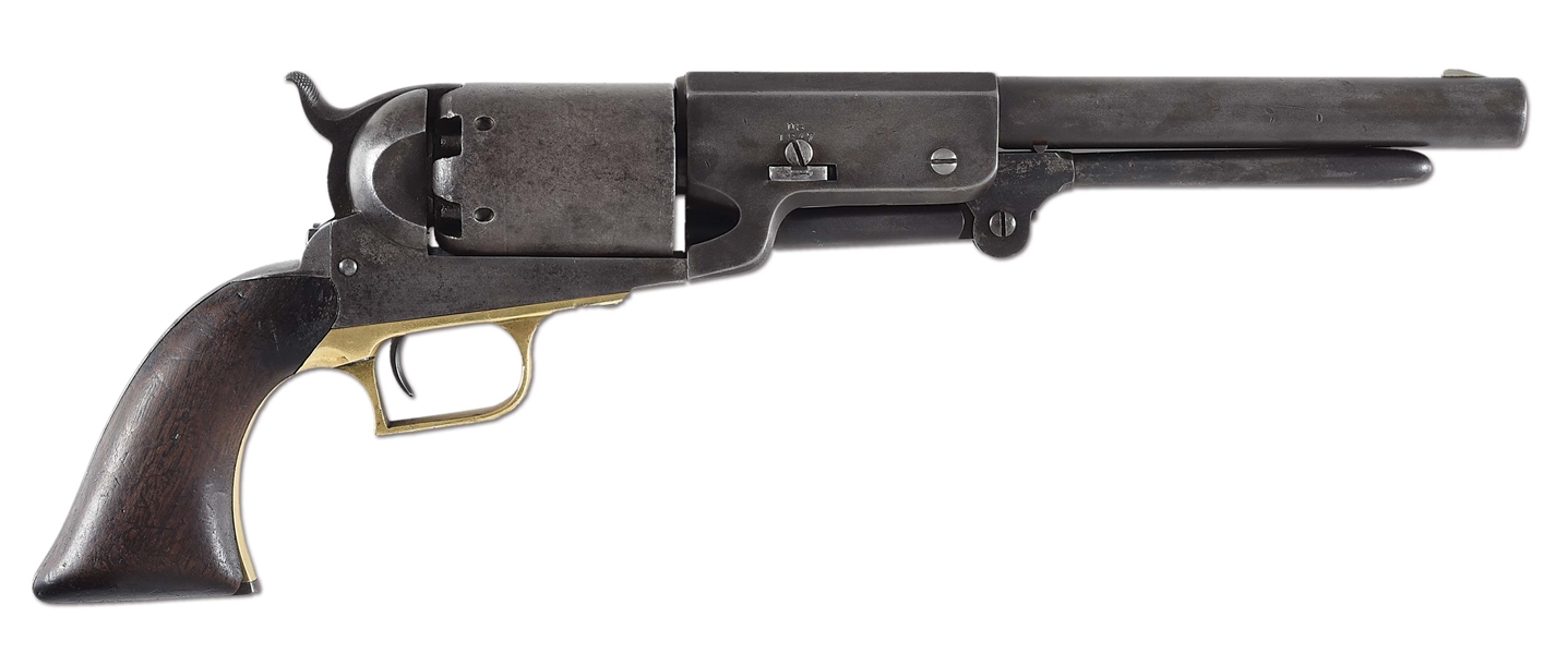 (A) RARE AND DESIRABLE MARTIALLY MARKED COLT WALKER REVOLVER IDENTIFIED TO B COMPANY NO. 49.