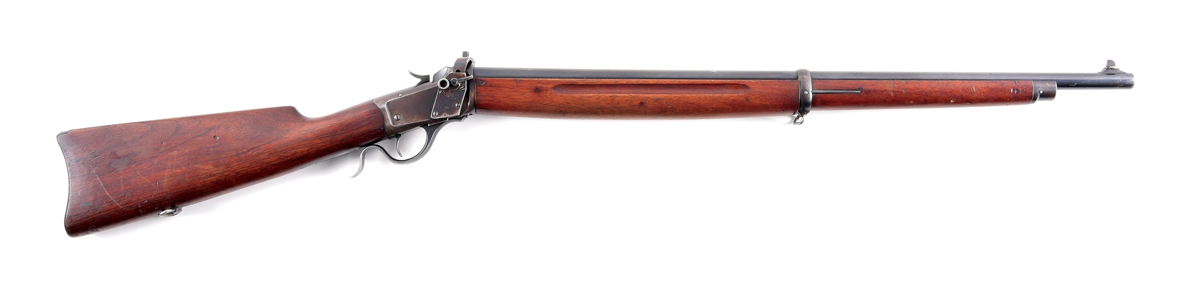 (C) US MARKED WINCHESTER 1885 LO- WALL .22 TRAINING RIFLE.