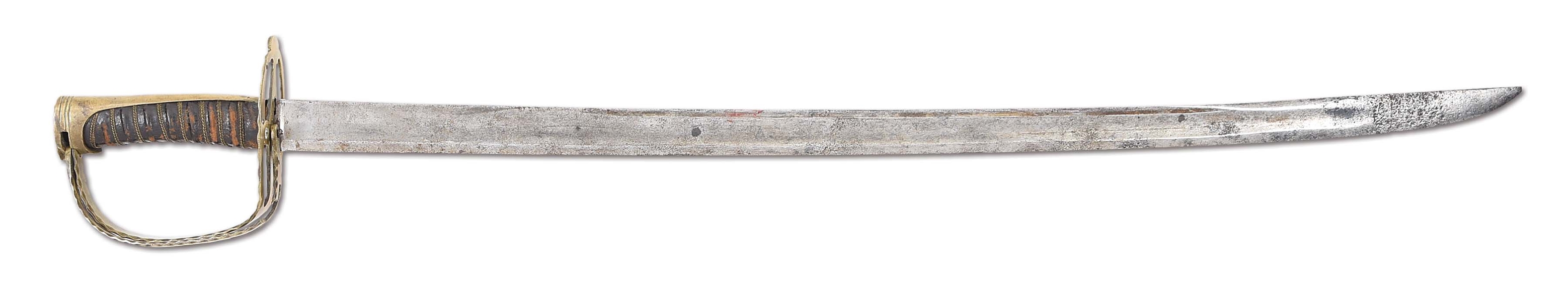 FRENCH ‘MONTMORENCY’ SABER WITH FOLDING SIDE-GUARD, C. 1780-1800