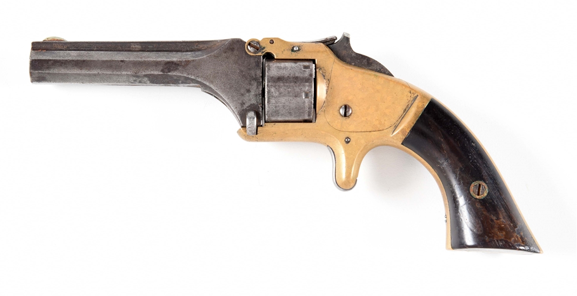 (A) SMITH AND WESSON NUMBER 1 SINGLE ACTION REVOLVER.