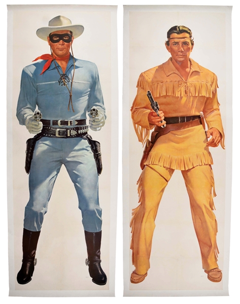 LOT OF 2: LONE RANGER AND TONTO POSTER. 