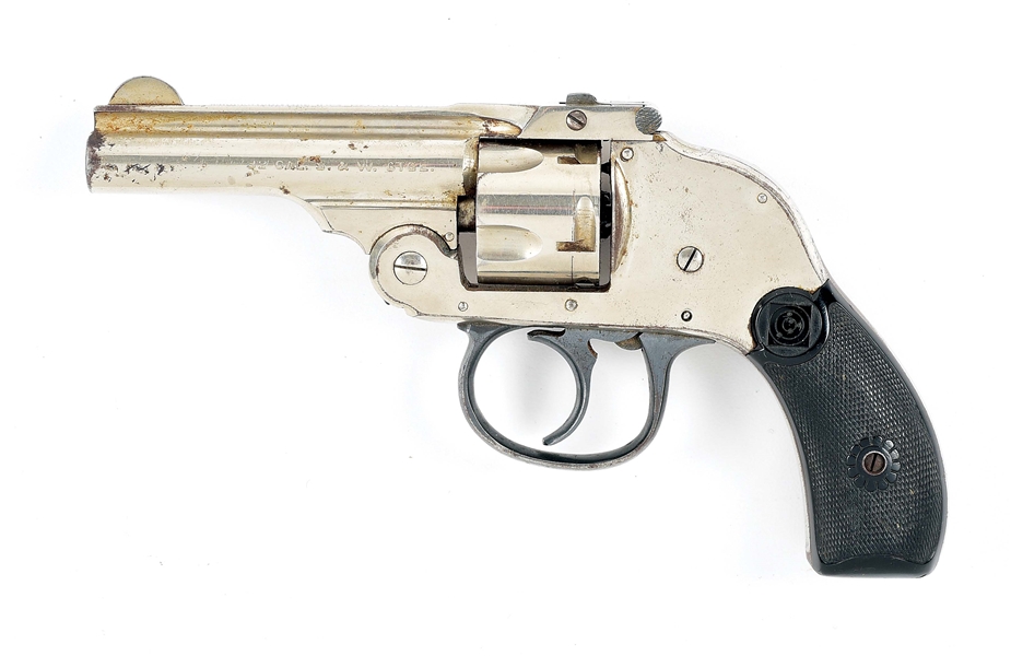 (C) H&R SAFETY HAMMERLESS .32 S&W DOUBLE ACTION REVOLVER.