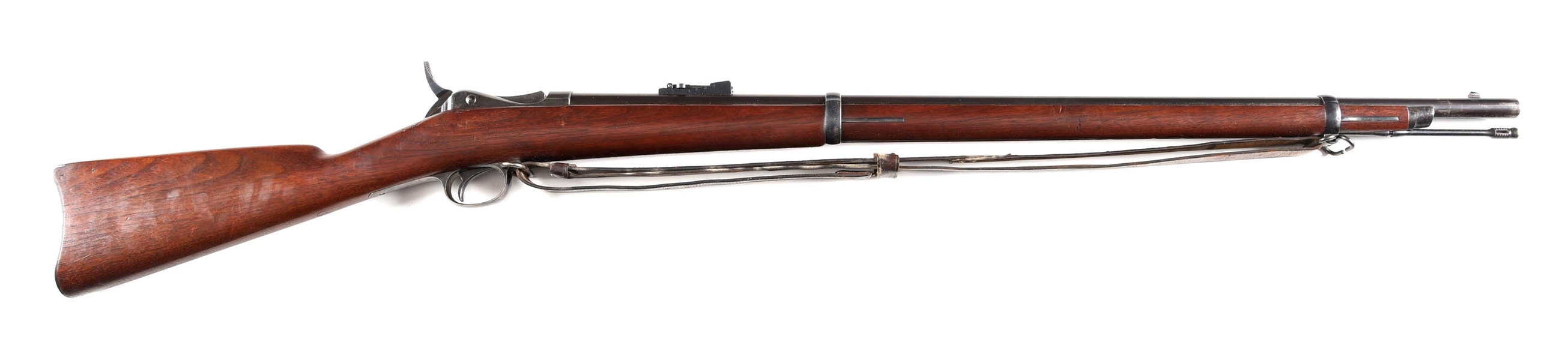 (A) VERY SCARCE AND FINE SPRINGFIELD MODEL 1875 LEE VERTICAL ACTION RIFLE.
