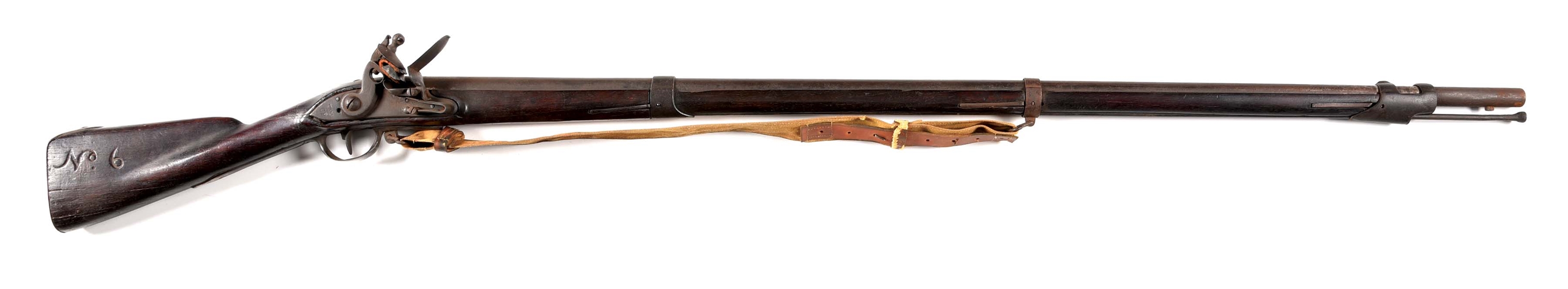 (A) 1797 COMMONWEALTH OF PENNSYLVANIA FLINTLOCK MUSKET BY MILES.
